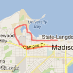 4 miler  route map
