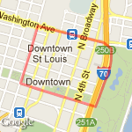 Peabody Energy 1.5 miles route map