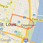 Peabody Energy 2 miles - Arch route map