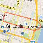 Peabody Energy 3 miles - Arch route map