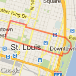 Peabody Energy 3 Mile Arch Loop route map