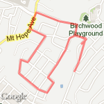 2 mile run (post hernia) route map