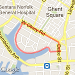 Short 1 mile run route map