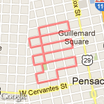 North Hill Run route map