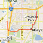 Celery Flats route map
