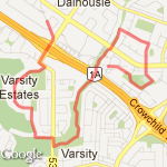 Dalhousie West - 5k route map