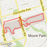 Mt. Pleasant Loop route map