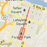 Downtown Run  route map