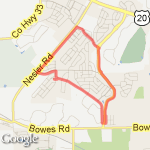 5mi run loop route map