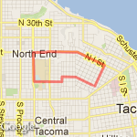 The Ole College Loop route map