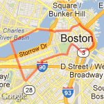 Tuesday May 1 route map