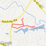 2 mile twin lakes route map