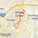 Davisville 2 route map