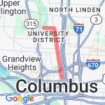 Lane-High-Nationwide 6.22 route map