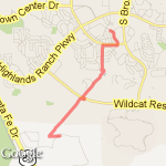 HR 5 Mile Trail Loop route map