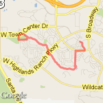 HR 7 Mile Loop Option 2 route map