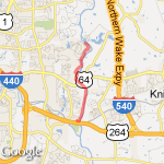 Neuse river greenway route map