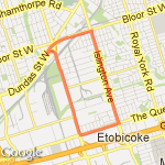 Basic Road 7Km route map