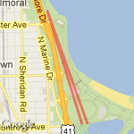 Montrose to Foster Loop route map