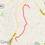 At Granparents house route map