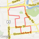 Old South Loop route map