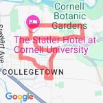 Tower Road 5K route map