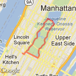 Central Park 1 route map