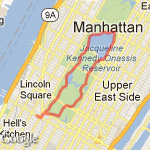 Central Park 2 route map