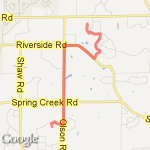 To the park route map