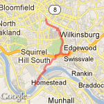 Nine Mile Run! route map