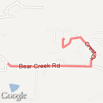 1 Mile Push Run route map