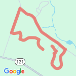 3 miles route map