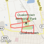 Town Route route map