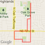 community center route map