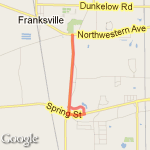 Harms training run route map