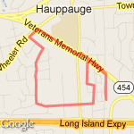 morning run 1 route map