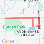 To the Park and back route map