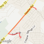 Half Marthon Training Week 3 route map