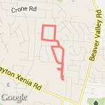 2nd 20 min Run route map