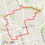 Another Rosedale Run route map