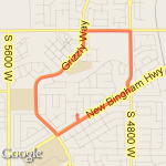 2 1/2 mile easy route map