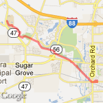 Half Marathon route map