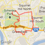 Run after Finals! route map