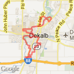 Half-Marathon! route map