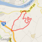 5.54 Miles route map