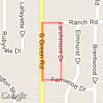 1/2 mile block route map