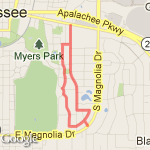 (Z) 2.5 Miles route map