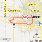 7.5 miler route map