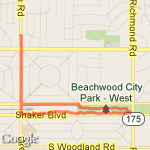 block park 5.3 k route map