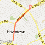 Run to Superfresh and Back route map